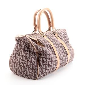 Vintage Christian Dior Boston Monogram Bag